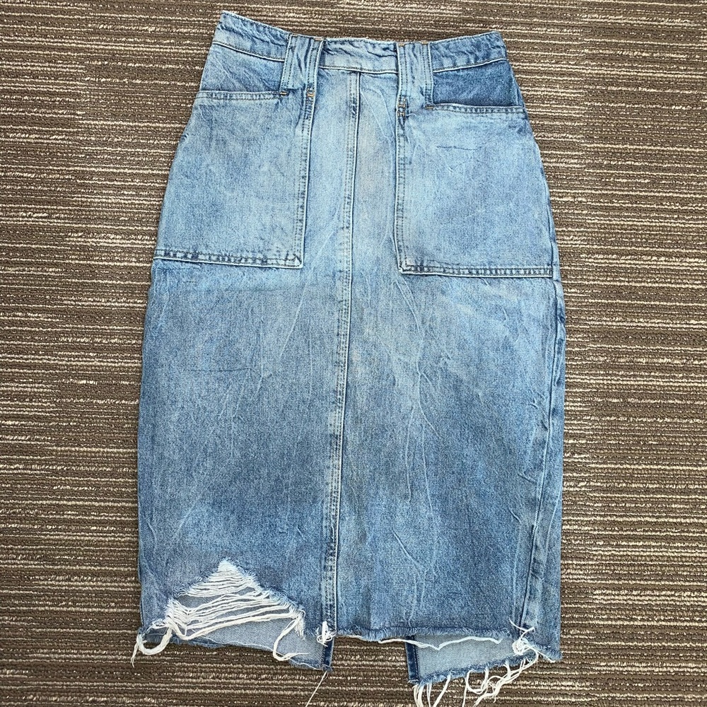We The Free Denim Skirt
